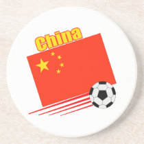 Chinese Soccer Team coasters