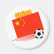 Chinese Soccer Team magnets