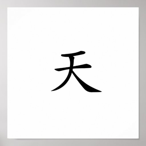 Chinese Symbol for air Poster Zazzle
