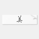 Chinese Symbol for beauty Bumper Sticker