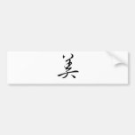 Chinese Symbol for beauty Bumper Stickers