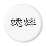 Chinese Symbol for cricket magnets
