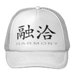 Chinese Symbol for Harmony Trucker Hats
