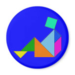 Chinese Tangram Magnet