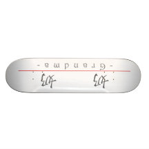 Chinese word for Grandma 10134_1.pdf Skate Board Deck