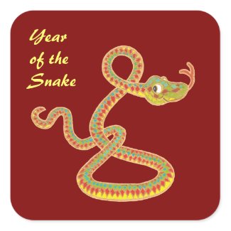Chinese Year of the Snake Stickers