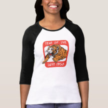 Chinese Year of The Tiger 1950 T-Shirts