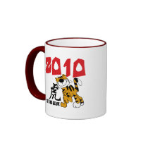 Chinese Year of The Tiger 2010 Coffee Mugs