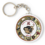 Chinese Zodiac 2008 Year Of The Rat Keychain