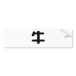 Chinese Zodiac - Ox bumper stickers