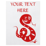 CHINESE ZODIAC PAPERCUT SNAKE ILLUSTRATED SHIRT flyers
