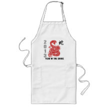 Chinese Zodiac Snake 2013 Apron