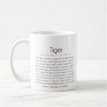 Chinese Zodiac (Year of the Tiger) 2 Coffee Mugs