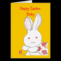 chinesenewyearrabbit, Happy Easter.Baby cards