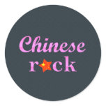 Chineses Rock - Cute Pink stickers