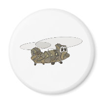 Chinook Camouflage Helicopter Cartoon