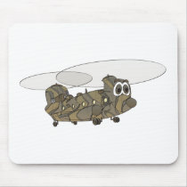 Chinook Camouflage Helicopter Cartoon