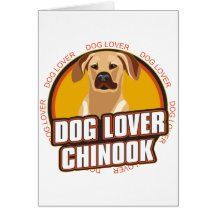 Chinook Dog Lover Card