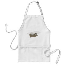 Chinook Helicopter Cartoon Apron