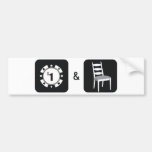 Chip and a Chair Bumper Sticker