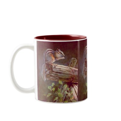 CHIPMUNK by SHARON SHARPE Mug by sharonsharpe