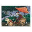 "Chipmunk Cart" Faerie Card