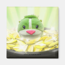 Chipmunk Leprechaun Magnet