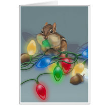 Chipmunk's Bright Idea Card