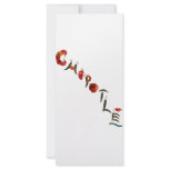Chipotle Chili Peppers Personalized Rack Card