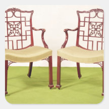 Chippendale mahogany dining chairs stickers