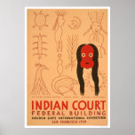 Chippewa Writing Mask 1939 WPA Posters