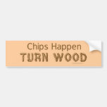 Chips Happen Bumper Sticker
