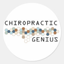 Chiropractic Genius Stickers