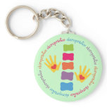 Chiropractic Hands and Spine Keychain