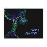 Chiropractic postal reminder (multi-colour) postcards