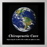 Chiropractic Poster: Improving the World's Health
