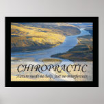 Chiropractic Quotes & Sayings Nature Poster