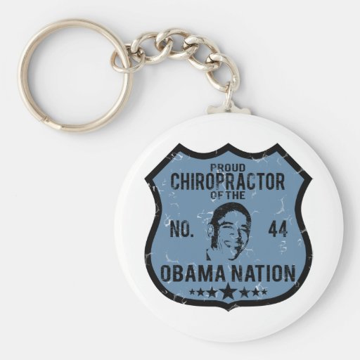 Chiropractor Obama Nation Keychains