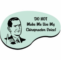 Chiropractor Voice Photo Cut Outs