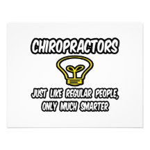 Chiropractors...Regular People, Only Smarter Personalised Announcements
