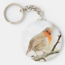 Chirpy Robin Key Chain