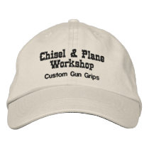 Chisel and Plane Workshop Embroidered Baseball Cap