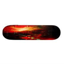 ChiTown at Midnight Custom Skate Board