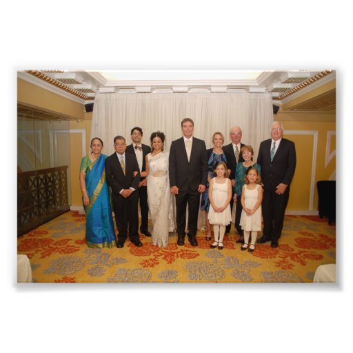 Chitra & Jeffrey: Wedding Photographic Print