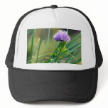 Chives Blue On Grass Trucker Hats