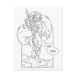 Chloe Cavegirl postcards