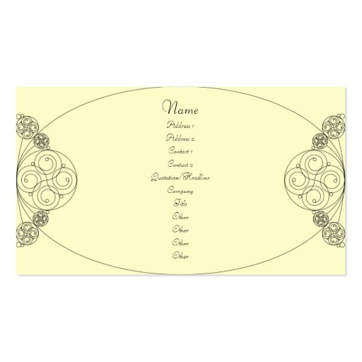 Chloe - Cream Business Cards