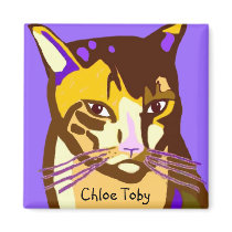 Chloe Toby Sq Magnet