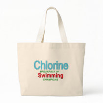 Chlorine Breakfast of Swimmers Tote Bags