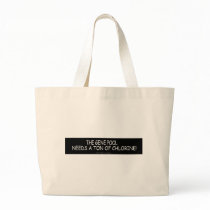 CHLORINE NEEDED/BIG BANG THEORY/COLD WORLD CANVAS BAG